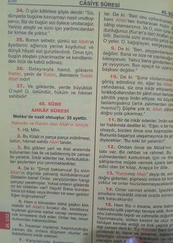  Beden KURAN MEALİ SADECE MEALDİR