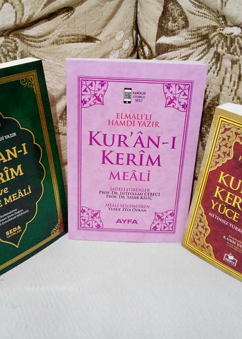 KURANI KERİM MEALİ 3 ADET - Görsel 3