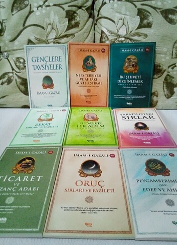  İMAM GAZALİ SETİ 9 MUHTEŞEM ESER 