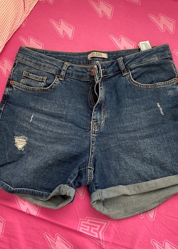 Defacto Koyu Mavi Rahat Denim Sort