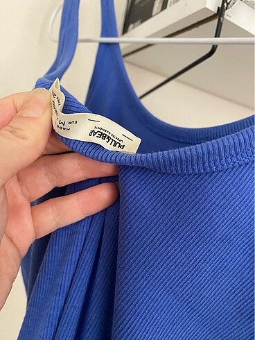 m Beden mavi Renk Pull bear yazlık elbise