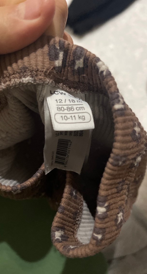 Kız Çocuk Kahverengi Leopar Desenli Tayt - Görsel 3