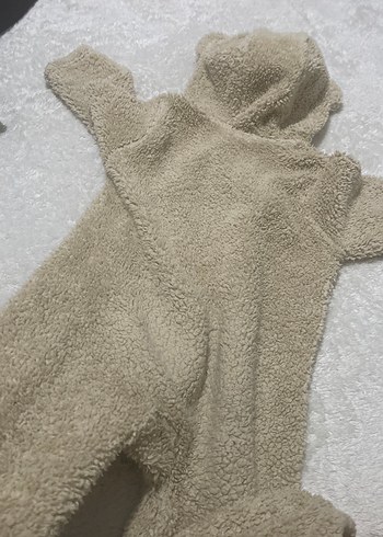 Bej Bebek Kürk Detaylı Tulum - Görsel 4