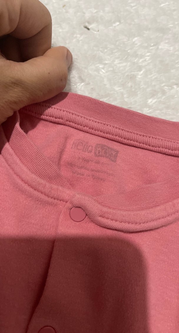 Düğmeli Pembe Kız Çocuk Kolsuz Pamuk Yelek - Görsel 2