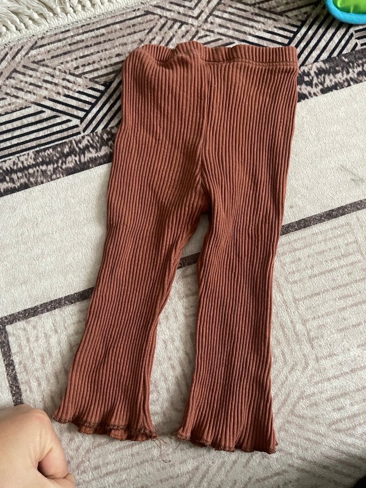 Kız Çocuk Fit Triko Taytlar - Görsel 4