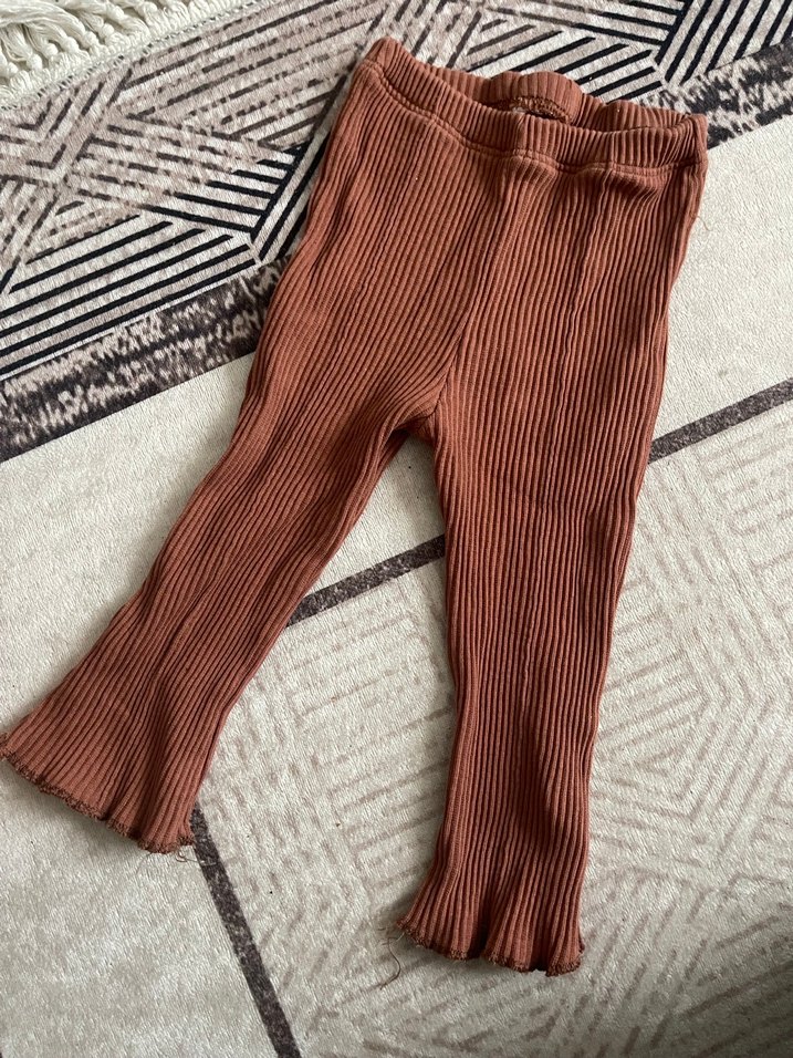 Kız Çocuk Fit Triko Taytlar - Görsel 5