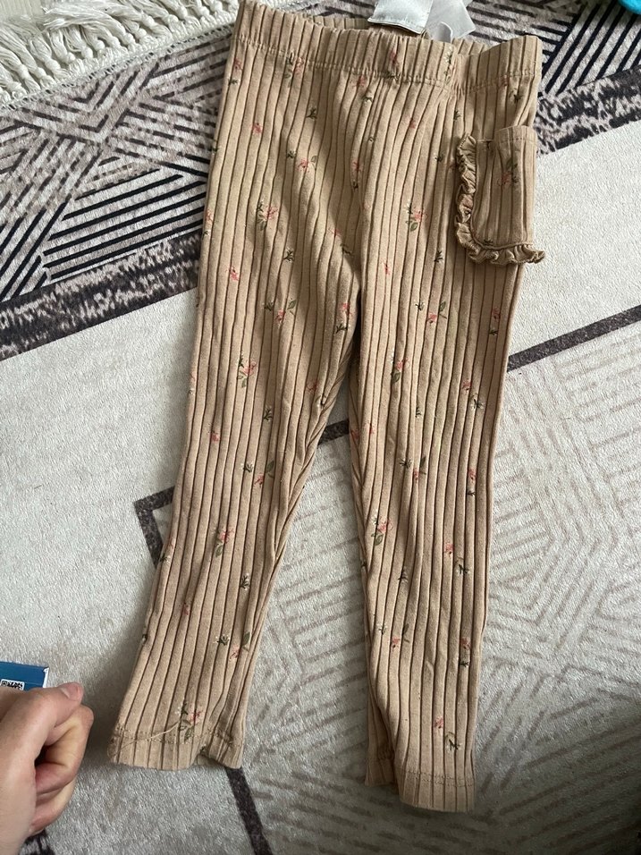 Kız Çocuk Fit Triko Taytlar - Görsel 2