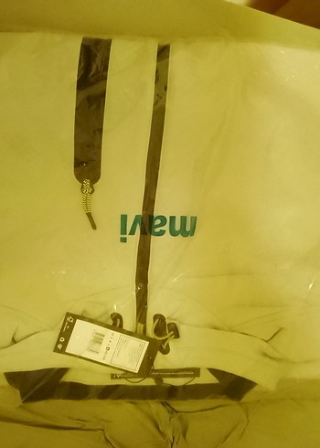 Mavi su gecirmez ceket içi polarli
