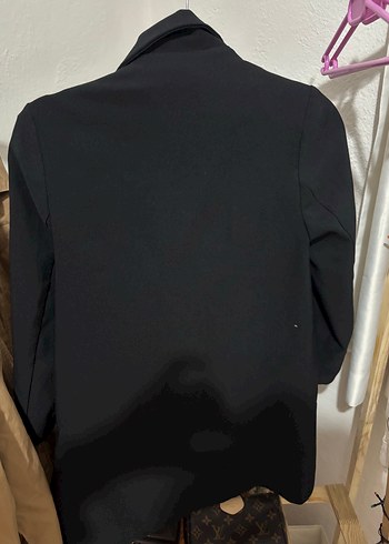 s Beden Siyah Kadın Blazer Ceket