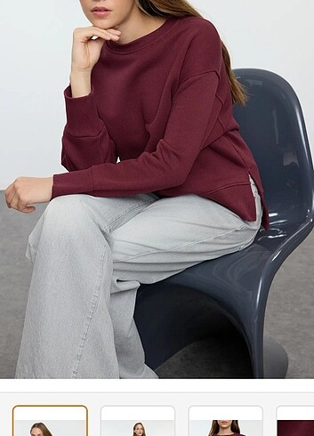 bordo sweatshirt
