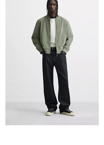 Gri Erkek Regular Fit Denim Pantolon