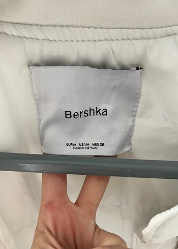 Beyaz Kadın bomber ceket - Görsel 2