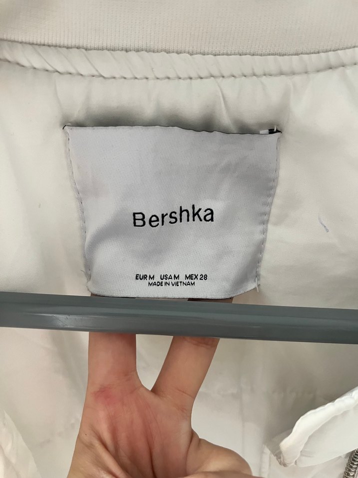 Beyaz Kadın bomber ceket - Görsel 2