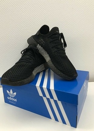 Orjinal Adidas Deerupt Triple Black / Siyah Spor Ayakkabı Sneake