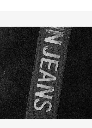 37 Beden siyah Renk Orjinal Calvin Klein Uzun Kadife Çizme