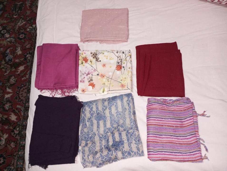 Dantel Detaylı Pembe Bohem Kadın Fuları - Görsel 3