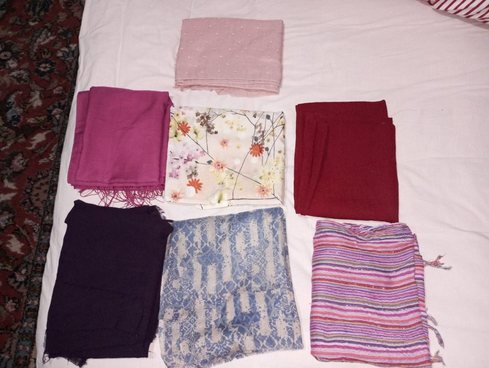 Dantel Detaylı Pembe Bohem Kadın Fuları - Görsel 2