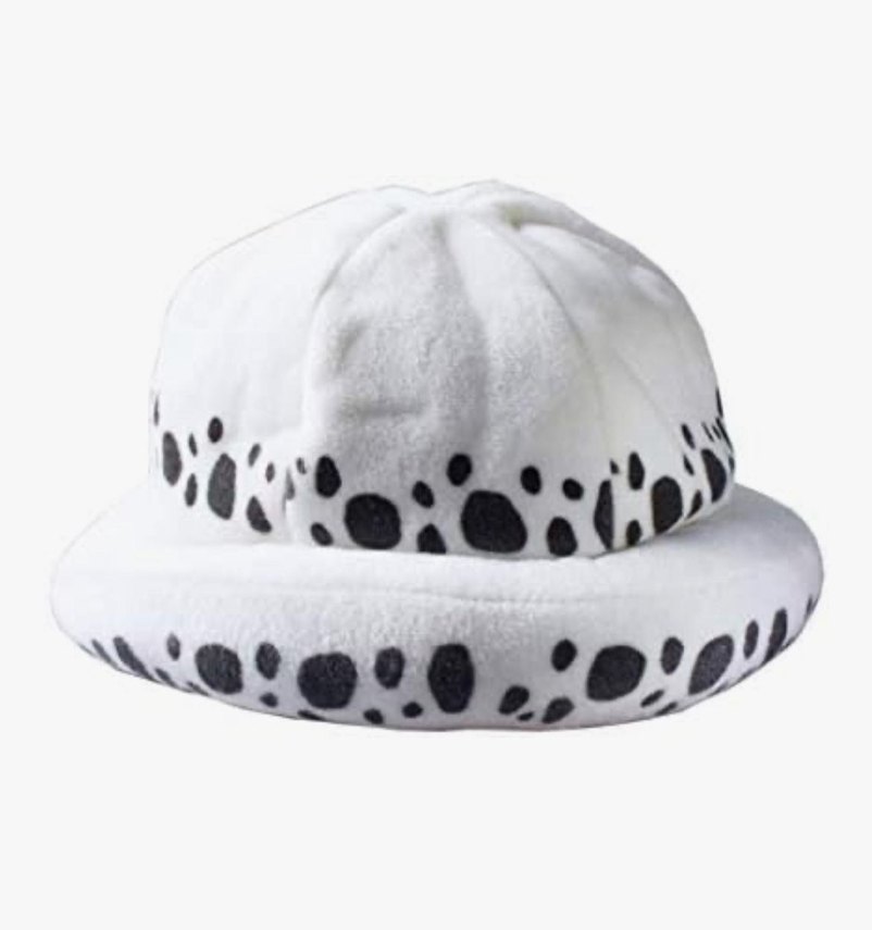 Beyaz Peluş Kadın ŞapkaTrafalgar Law Şapkası-One Piece - Görsel 3