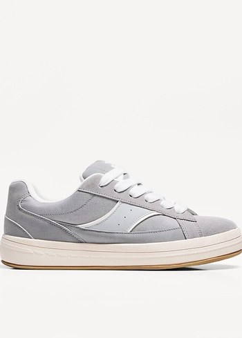 Gri Kadın Spor Ayakkabı Stiletto Topuklu - Görsel 4