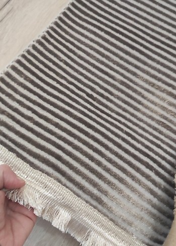 Bej kahve rengi Modern Düz Halı 80/3 - Görsel 4