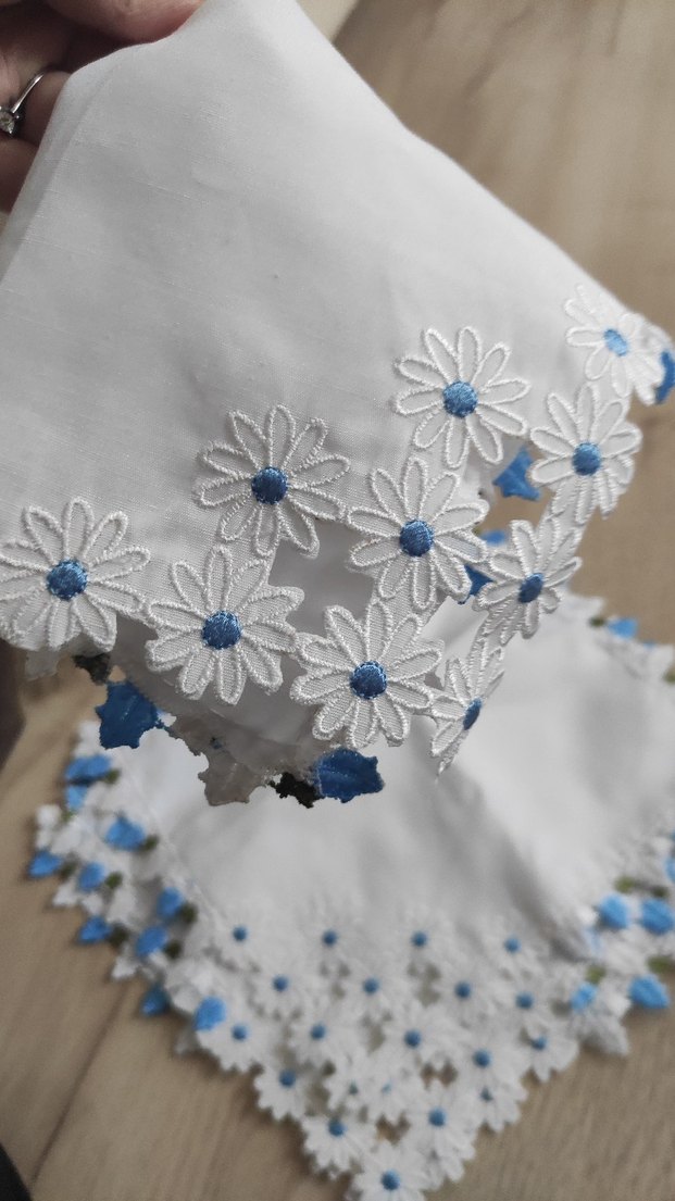 Beyaz peçete 6 tane - Görsel 2