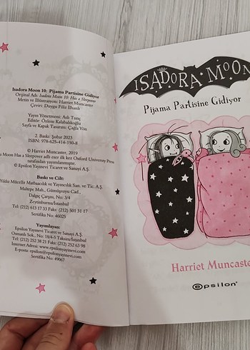 Isadora Moon - Pijama Partisine Gidiyor