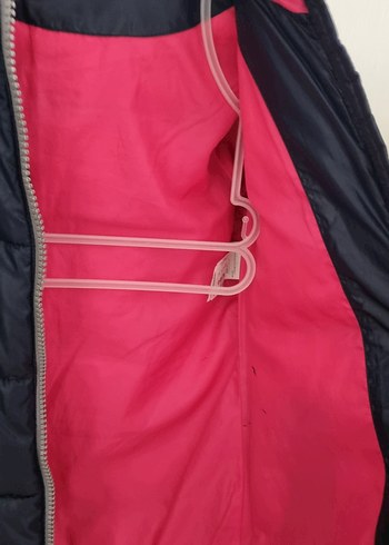 Benetton Fermuarlı Kapüşonlu Çocuk Kı Montu - Görsel 5