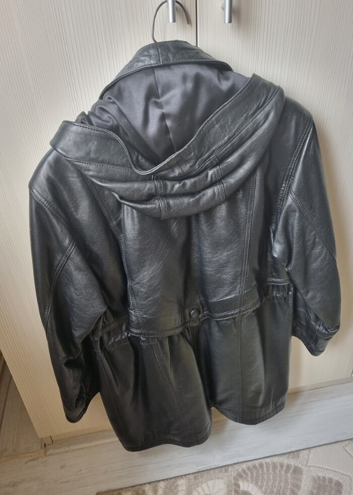 Kadın deri kaban - Görsel 4