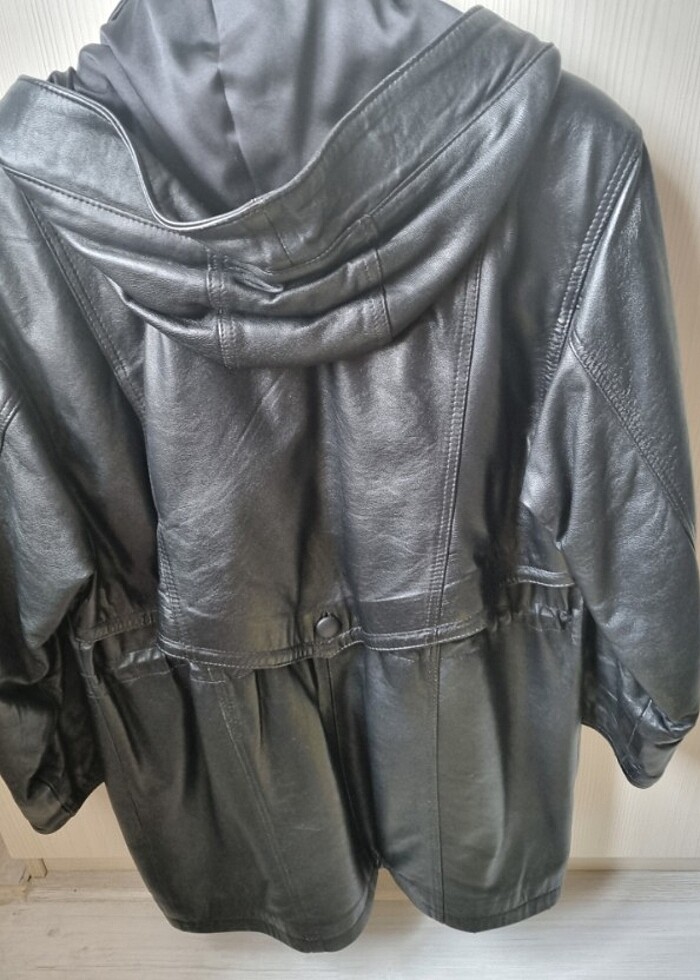 Kadın deri kaban - Görsel 5