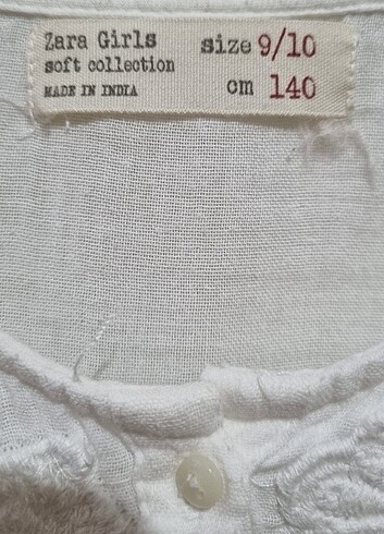 Zara Kız çocuk gömlek