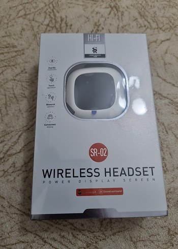 SR-02 Bluetooth Kulaklık süper ses konuşması süper kulaklık - Görsel 2