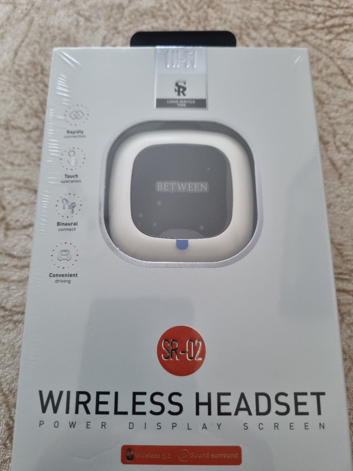 SR-02 Bluetooth Kulaklık süper ses konuşması süper kulaklık - Görsel 3