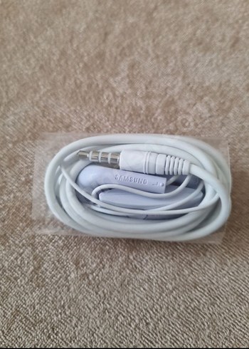 orijinal kulaklık Samsung jak girişli sıfır ürün mikrofonlu - Görsel 2