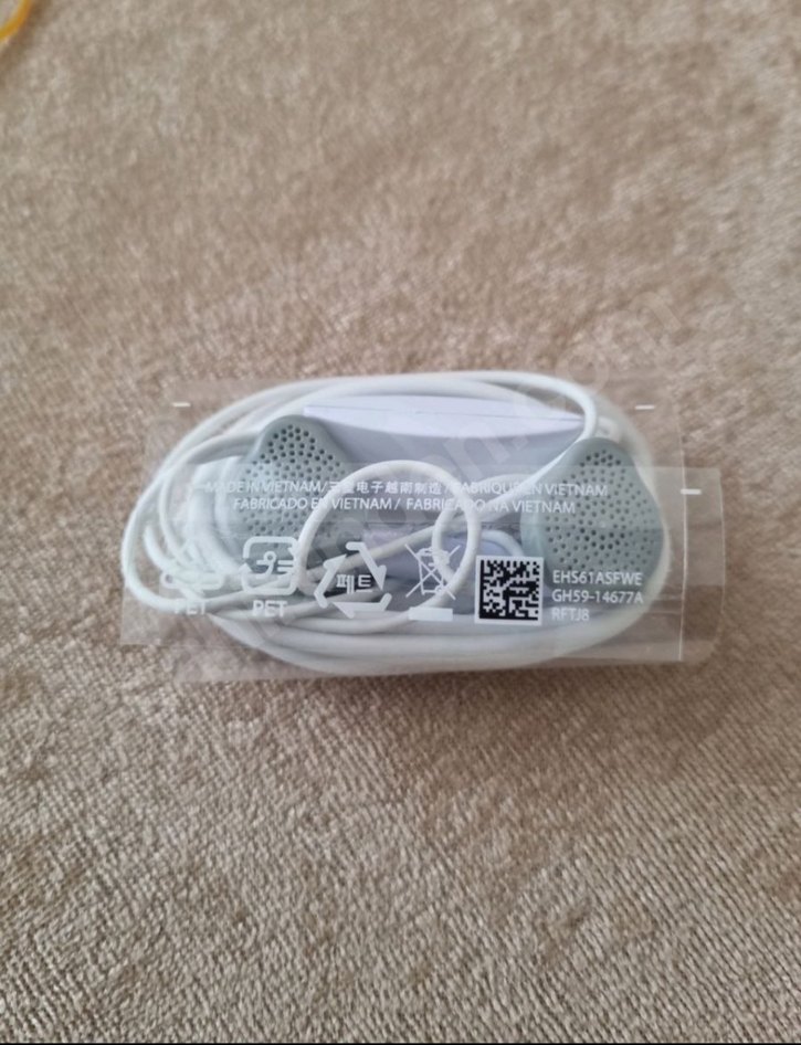 orijinal kulaklık Samsung jak girişli sıfır ürün mikrofonlu - Görsel 3