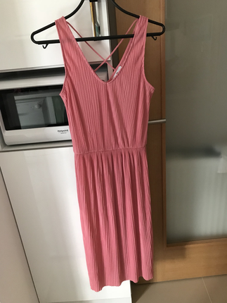 H&M Hm marka acık pembe elbise