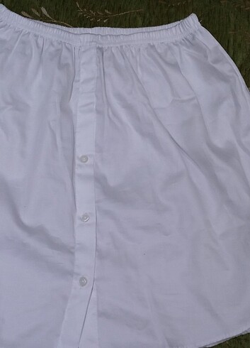 m Beden beyaz Renk Sweat altına giymelik kısa gömlek