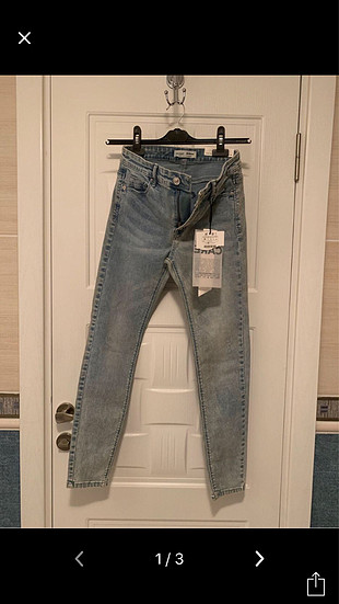 36 Beden Stradivarius yüksel bel jean