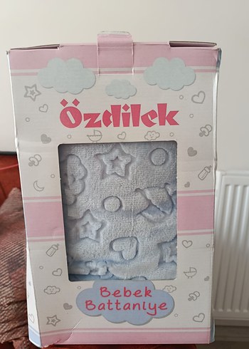 Özdilek Bebek Battaniyesi mavi - Görsel 2