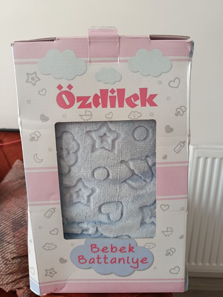 Özdilek Bebek Battaniyesi mavi - Görsel 2