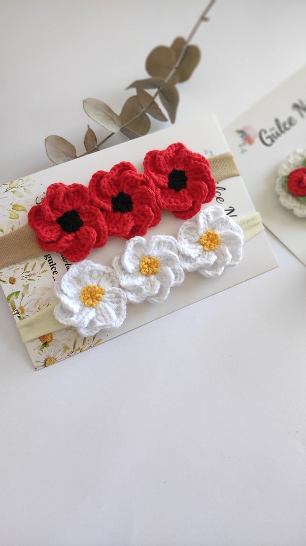 Gelincik saç bandı - Görsel 4