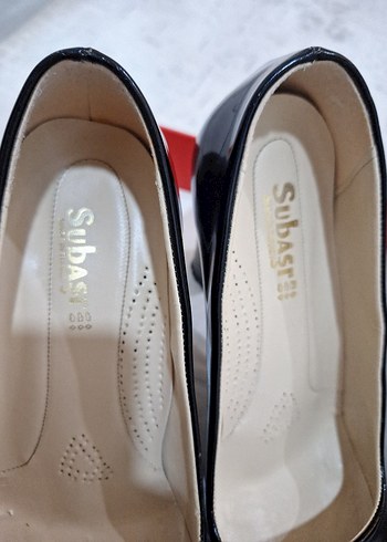 Kadın Siyah Rugan Stiletto Yılan Desenli - Görsel 6