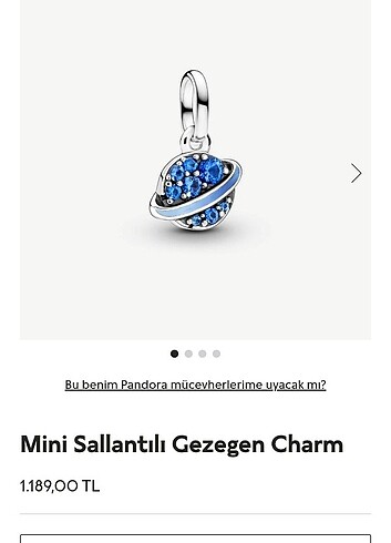 Pandora me gezegen charm mini