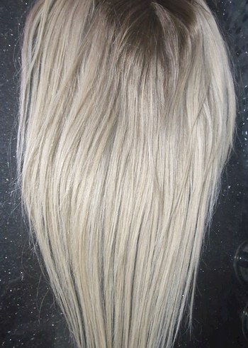 ombreli gerçek saç tül tepelik - Görsel 4