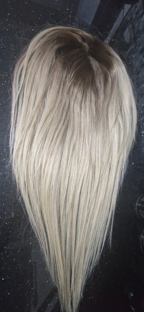 ombreli gerçek saç tül tepelik - Görsel 4