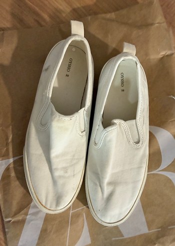 Beyaz Kadın Minimalist Spor Ayakkabı - Görsel 2