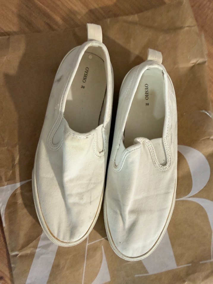 Beyaz Kadın Minimalist Spor Ayakkabı - Görsel 2