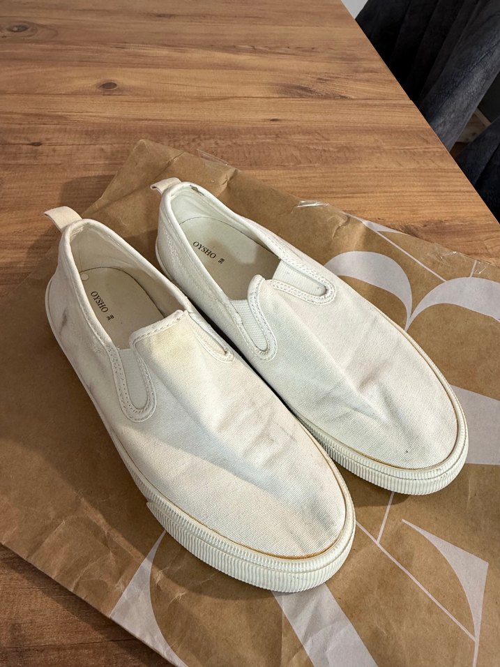 Beyaz Kadın Minimalist Spor Ayakkabı - Görsel 3