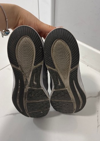 Gri Bağcıklı Kadın Spor Ayakkabı - Görsel 3