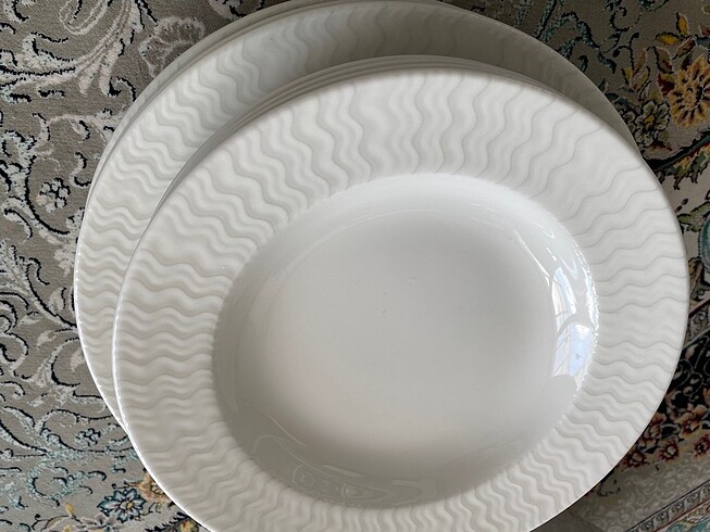  Beden beyaz Renk Yemek kap takımı