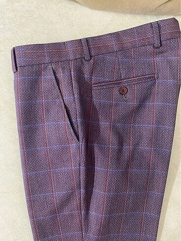 50 Beden bordo Renk Calvin Class takım elbise